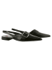 Högl Leder-Slingballerinas in Schwarz
