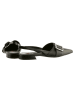 Högl Leder-Slingballerinas in Schwarz