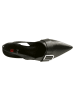 Högl Leder-Slingballerinas in Schwarz