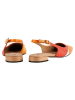 Högl Leren slingballerina's rood/oranje