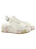 Högl Leren sleehaksandalen crème