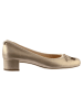 Högl Leren pumps goudkleurig