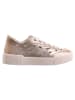 Högl Leder-Sneakers in Gold