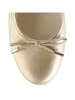 Högl Leren ballerina's goudkleurig
