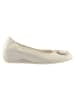 Högl Leder-Keilballerinas in Creme