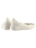 Högl Leder-Keilballerinas in Creme