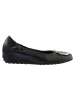 Högl Leder-Keilballerinas in Schwarz