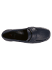 Högl Leren mocassins donkerblauw