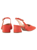Högl Leren slingpumps rood