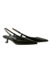 Högl Leder-Slingpumps in Schwarz