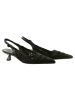 Högl Leder-Slingpumps in Schwarz