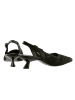Högl Leder-Slingpumps in Schwarz