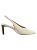 Högl Leder-Slingpumps in Creme