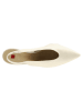 Högl Leder-Slingpumps in Creme