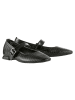 Högl Leder-Ballerinas in Schwarz
