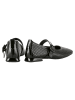 Högl Leder-Ballerinas in Schwarz