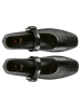 Högl Leder-Ballerinas in Schwarz