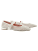 Högl Leder-Ballerinas in Creme