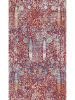 ABERTO DESIGN Laagpolig tapijt rood/blauw