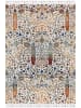 ABERTO DESIGN Laagpolig tapijt crème/blauw