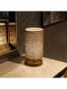 ABERTO DESIGN Tafellamp beige/bruin - (H)45 x Ø 25 cm