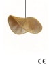 ABERTO DESIGN Hängeleuchte in Beige - (H)53 x Ø 50 cm