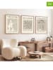 ABERTO DESIGN 3er-Set: Gerahmte Kunstdrucke