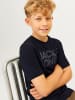 JACK & JONES Junior Koszulka "Corp" w kolorze czarnym
