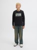 JACK & JONES Junior Sweatshirt "Geplas" in Schwarz
