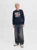 JACK & JONES Junior Sweatshirt "Logo" in Dunkelblau