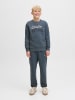 JACK & JONES Junior Sweatshirt "Logo" in Blau/ Grau