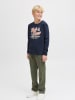 JACK & JONES Junior Longsleeve "Logo" in Dunkelblau