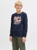 JACK & JONES Junior Longsleeve "Logo" in Dunkelblau