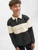 JACK & JONES Junior Koszulka polo "Bro" w kolorze czarno-beżowym