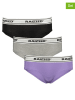 RAIZZED® 3er-Set: Pantys "Nora" in Schwarz/ Grau/ Lila