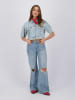 RAIZZED® Jeansjacke "Clementine" in Hellblau