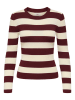 JDY Trui "Plum" bruin/crème