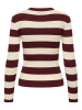 JDY Trui "Plum" bruin/crème