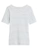 Marc O'Polo Shirt wit/blauw