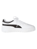 Puma Leder-Sneakers "Cali Dream V2" in Weiß/ Schwarz
