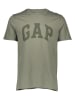 GAP 2er-Set: Shirts in Khaki/ Weiß