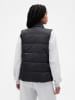 GAP Doorgestikte bodywarmer zwart