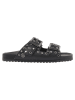 Vingino Leren slippers "Lizza" zwart