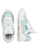 Vingino Leren sneakers "Ariana" turquoise/wit/beige