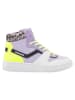 Vingino Leren sneakers "Senne" paars/wit/geel