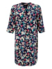 Aniston Jurk donkerblauw/roze/crème