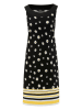 Aniston Kleid in Schwarz/ Gelb
