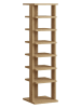 Evila Schuhregal "Ayka" in Beige - (B)29,6 x (H)110 x (T)29,6 cm