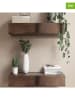 Evila 2-delige set: wandmeubels bruin - (B)13 x (H)40 x (D)11 cm