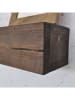 Evila Regały ścienne (2 szt.) w kolorze brązowym - 13 x 40 x 11 cm